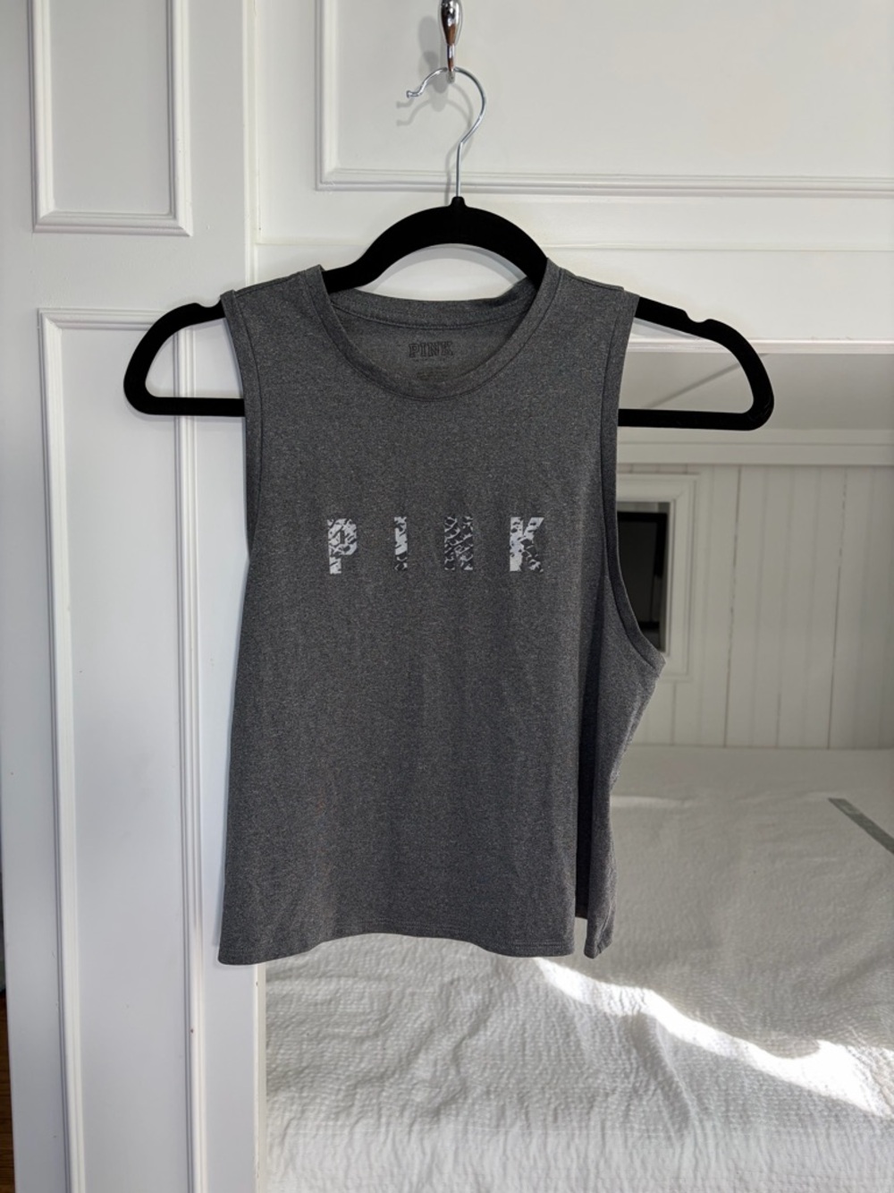 PINK Victoria's Secret Gray Tank